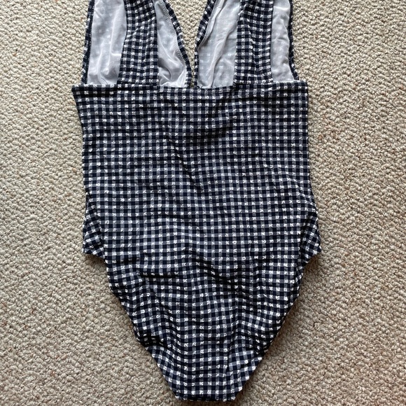 Brand New J.Crew V-neck One Piece in Gingham - Picture 10 of 10
